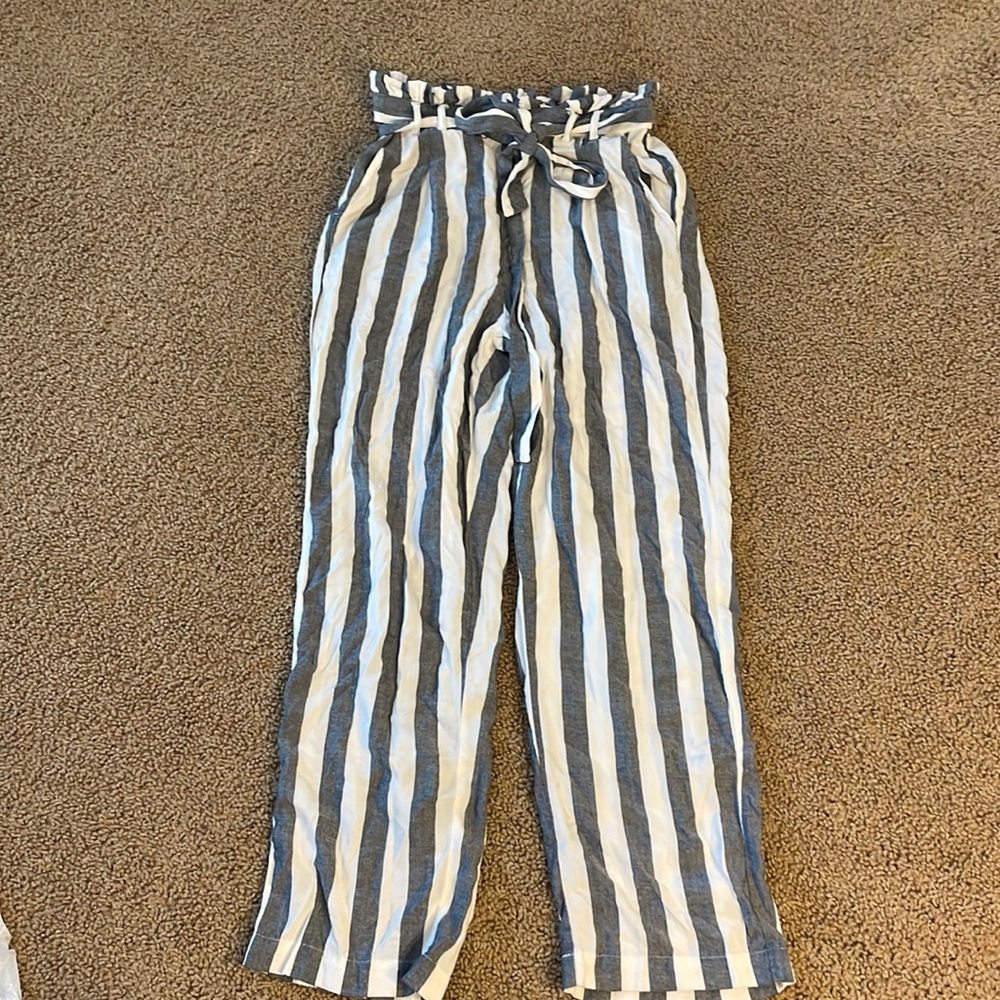 Stripped tie pants